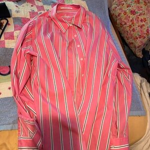 Pink Long Sleeve Button Up